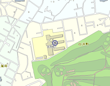 浜須賀小学校の地図