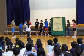 ハンカチ・ちり紙チェックベスト3クラス表彰
