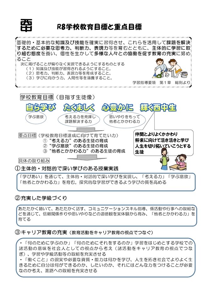 学校教育目標1